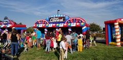 2 Inflatables - midway carnival games